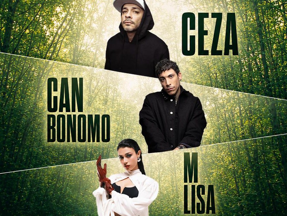 The Open Air Grand Opening sanatçıları: Ceza, Can Bonomo ve M Lisa